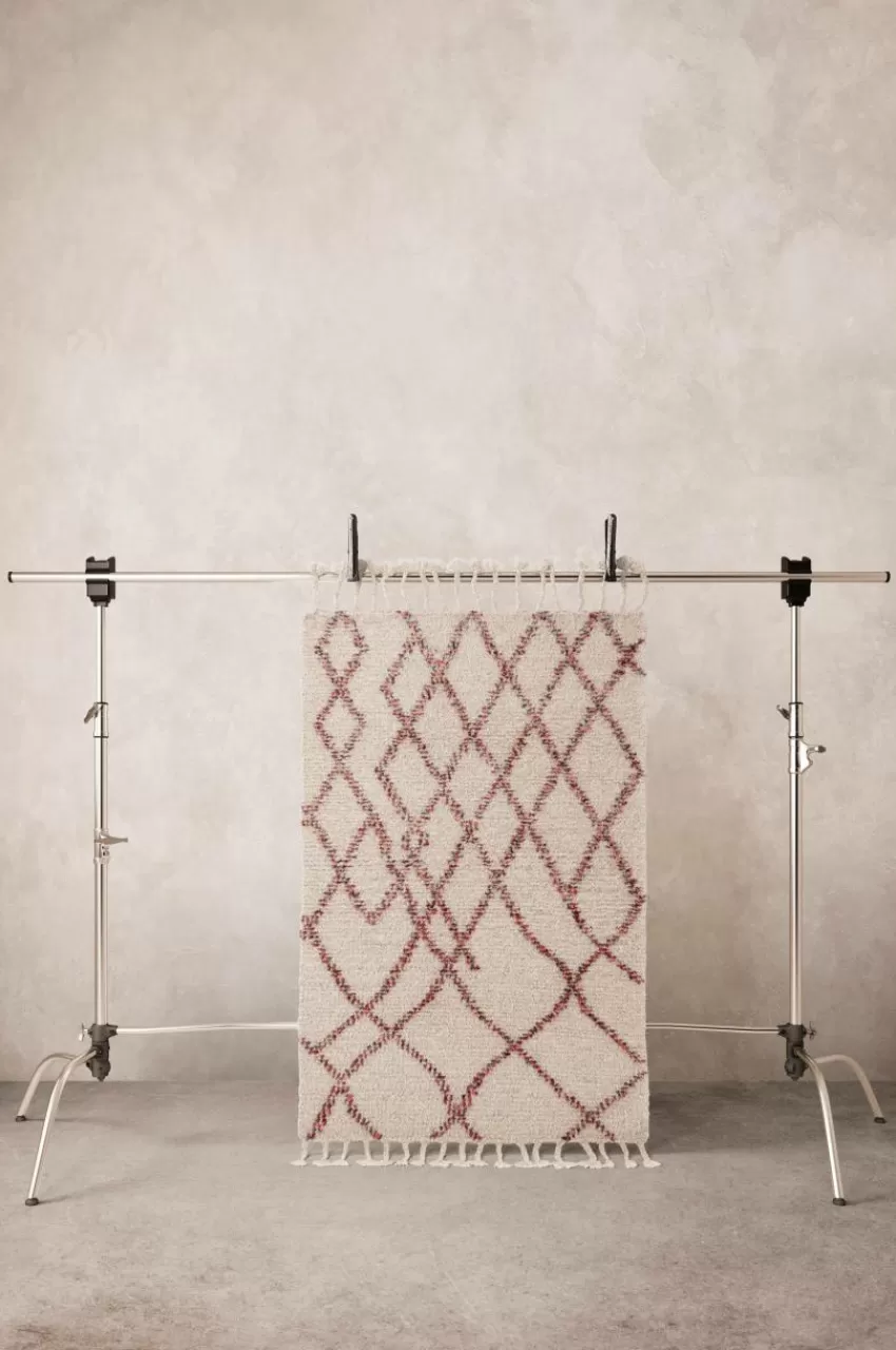 Barnmattor | Barnmattor*Jotex ADMIRA Ullmatta 100x150 Cm Naturvit/lila