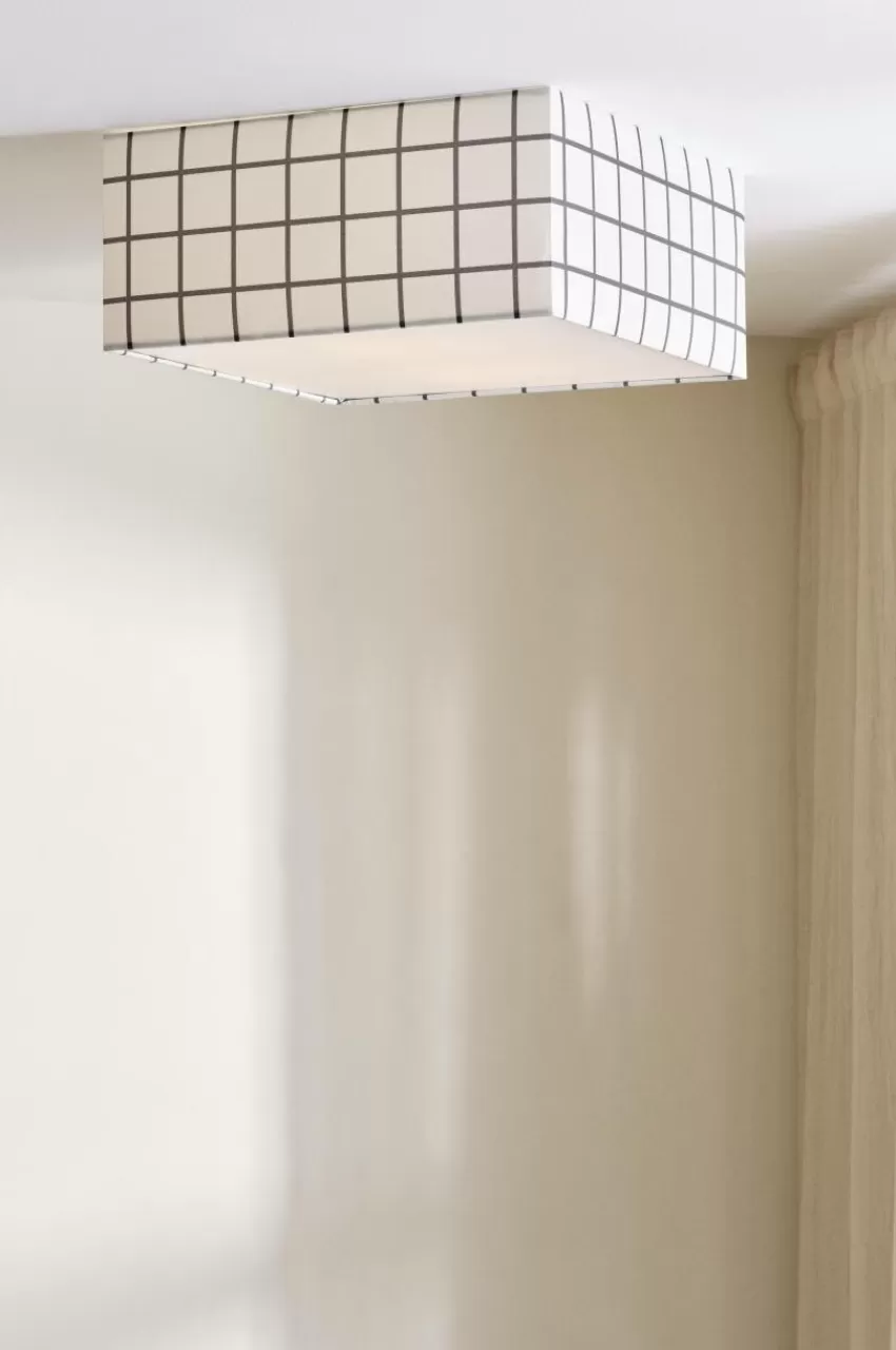 Taklampor*Jotex ADRO Plafond Vit/svart