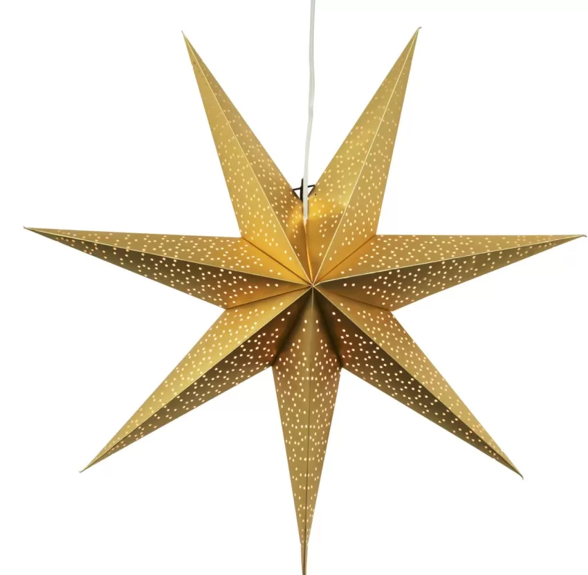 Julbelysning*Jotex Adventsstjärna Dot Guld