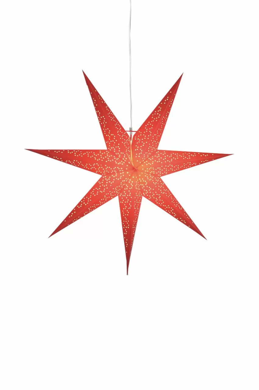 Julbelysning*Jotex Adventsstjärna Dot Röd