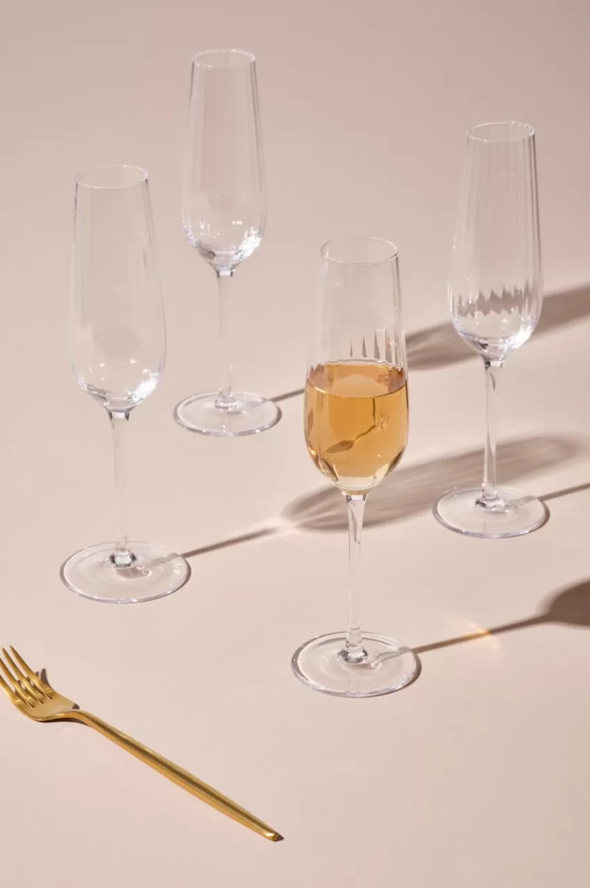 Glas*Jotex AKIA Champagneglas 4-pack Transparent