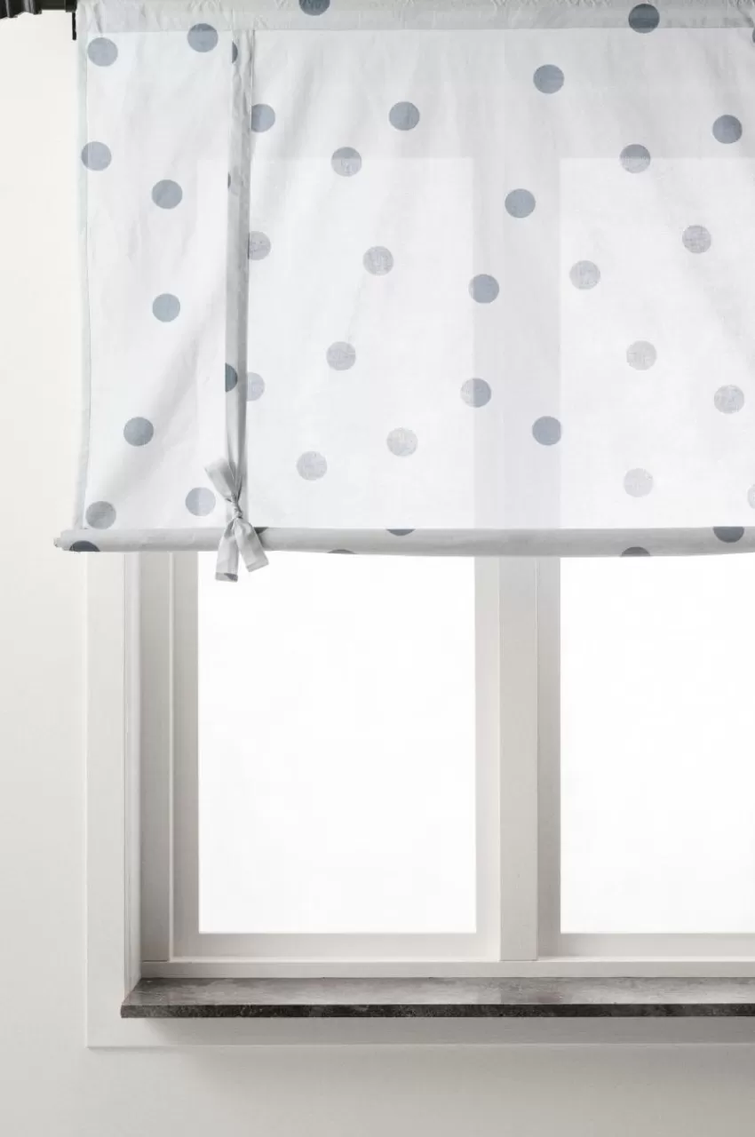Barngardiner*Jotex ALAIA Roll Up-gardin Blå