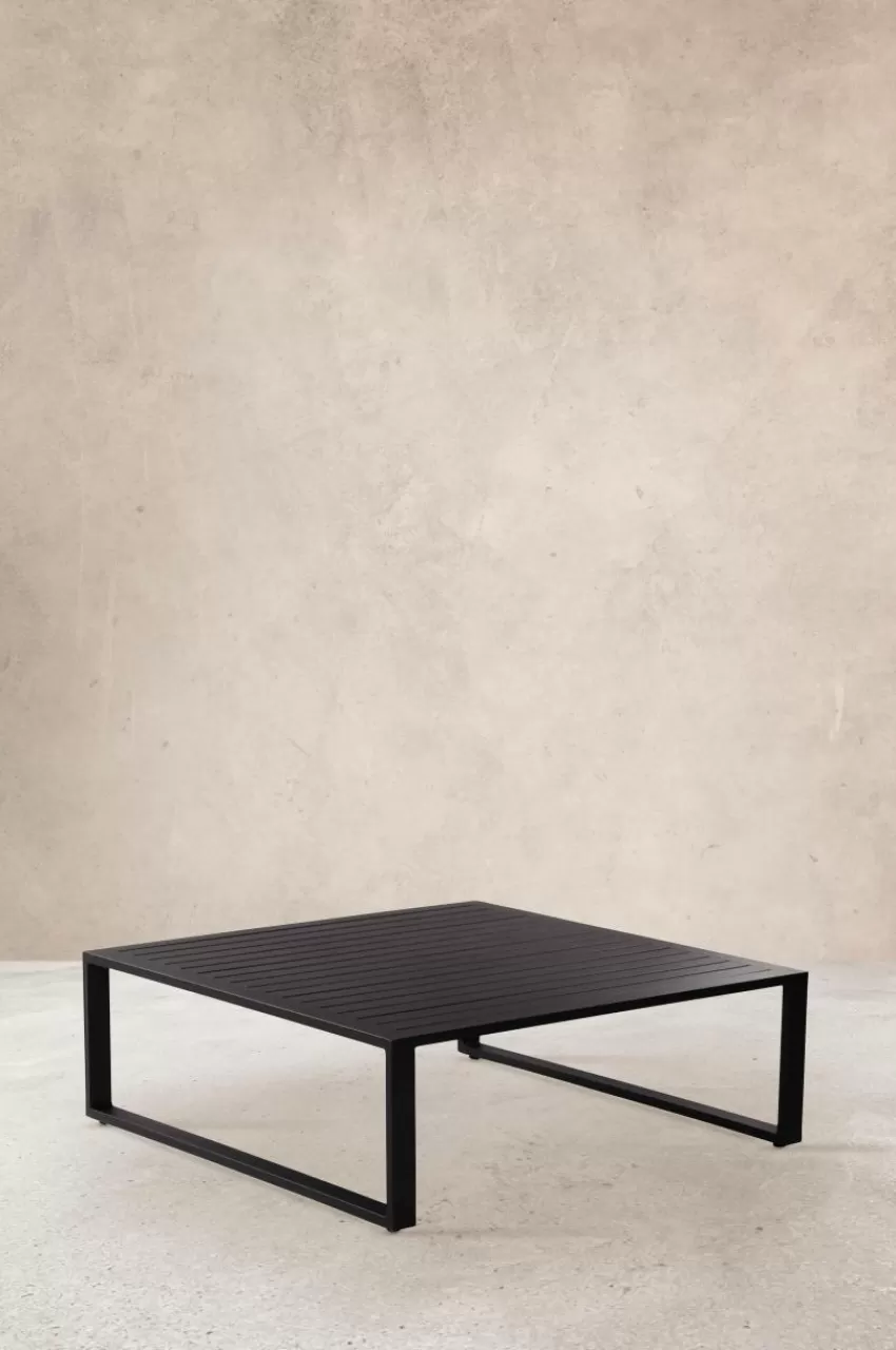 Utebord | Utemöbler*Jotex ALASSIO Soffbord 100x100 Cm Svart