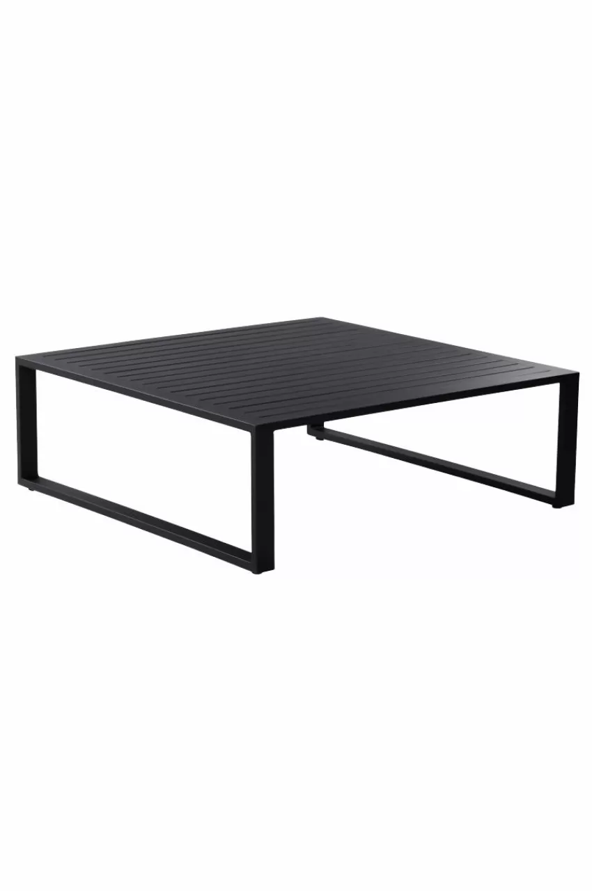 Utebord | Utemöbler*Jotex ALASSIO Soffbord 100x100 Cm Svart
