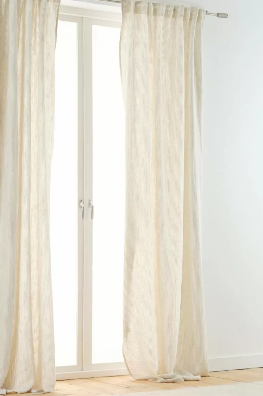 Linnegardiner | Multifunktionsgardiner*Jotex ALINA Linnegardin 2-pack Beige/naturvit