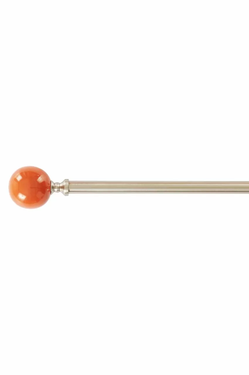 Gardinstänger*Jotex ALLY Gardinstång 153-200 Cm Silver/orange