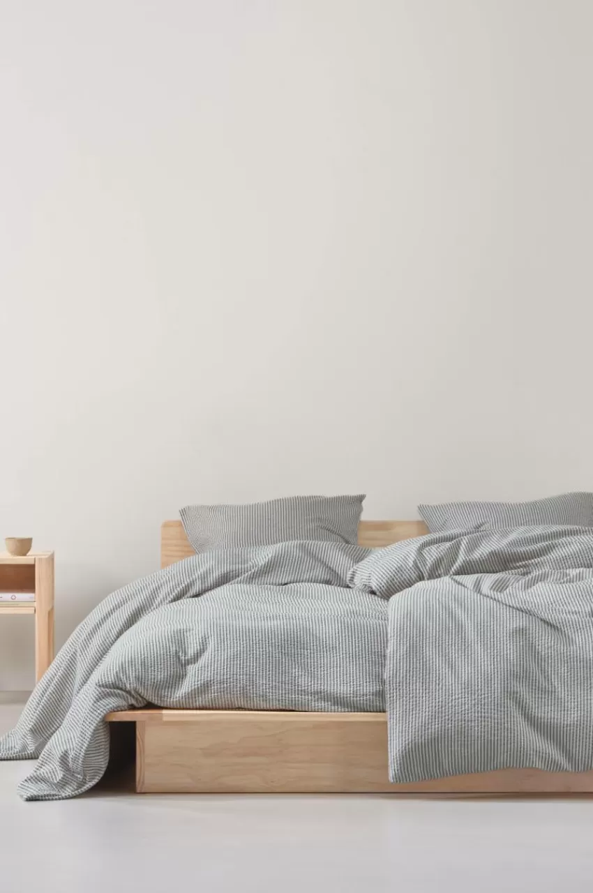 Påslakanset*Jotex ALMA Påslakanset Enkelsäng Blå/benvit