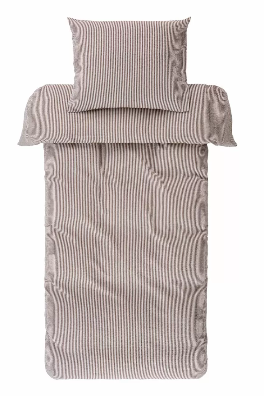 Påslakanset*Jotex ALMA Påslakanset Enkelsäng Brun/benvit