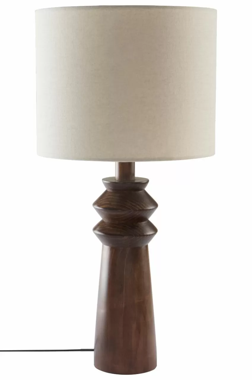 Bordslampor*Jotex ALTICA Bordslampa Mörkbrun/beige