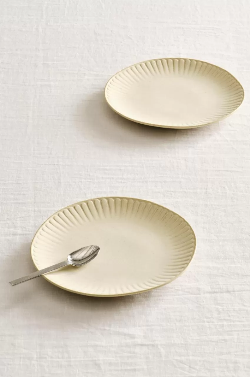 Tallrikar*Jotex ALVIA Assiett 2-pack ø 21 Cm Ljusbeige