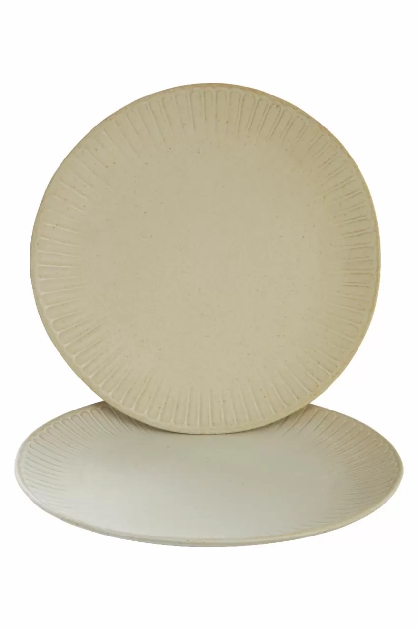 Tallrikar*Jotex ALVIA Assiett 2-pack ø 21 Cm Ljusbeige