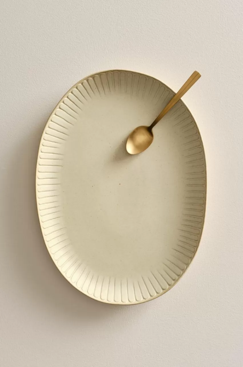Brickor & Serveringsfat*Jotex ALVIA Serveringsfat 43x32 Cm Ljusbeige
