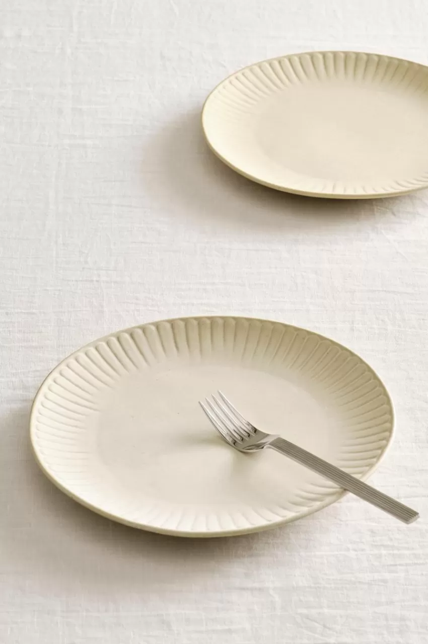 Tallrikar*Jotex ALVIA Tallrik 2-pack ø 27 Cm Ljusbeige