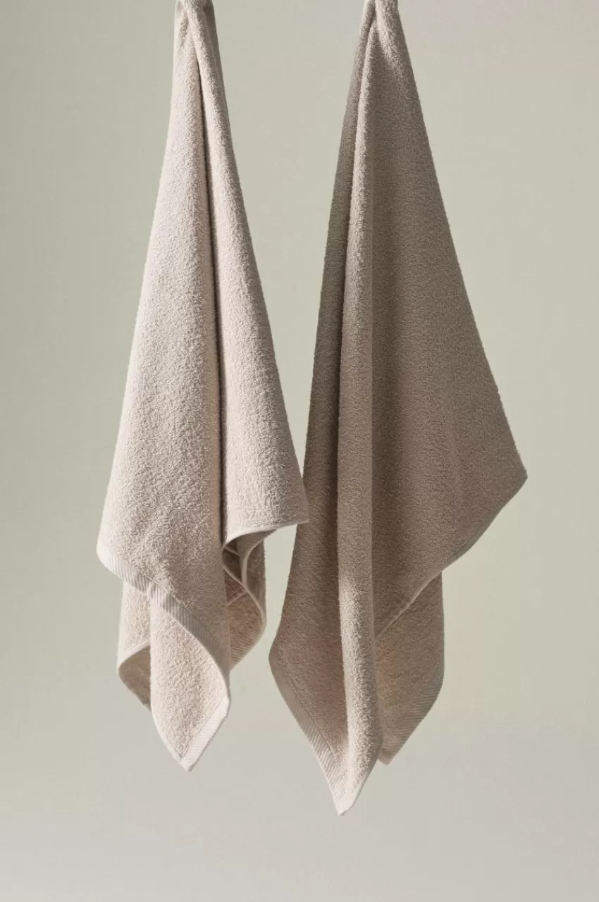 Badlakan*Jotex AMELIE Badhandduk 2-pack Ljusbeige