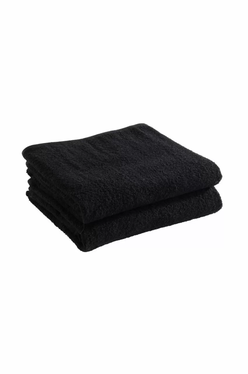 Badlakan*Jotex AMELIE Badhandduk 2-pack Svart