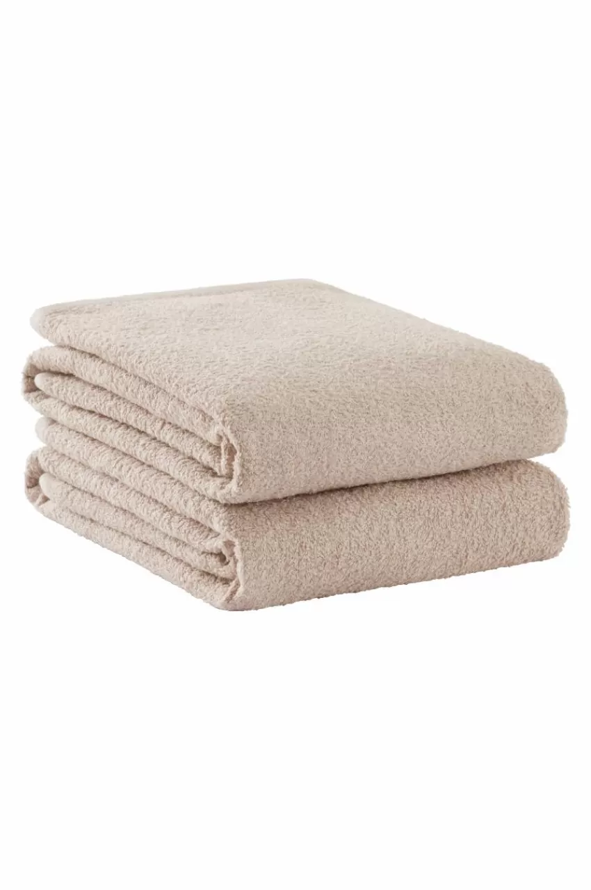 Badlakan*Jotex AMELIE Badhandduk 2-pack Ljusbeige