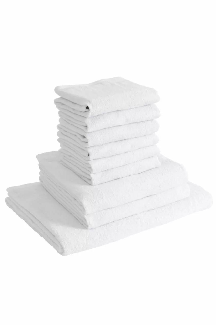 Handduksset | Handdukar*Jotex AMELIE Frottéset 9-pack Vit