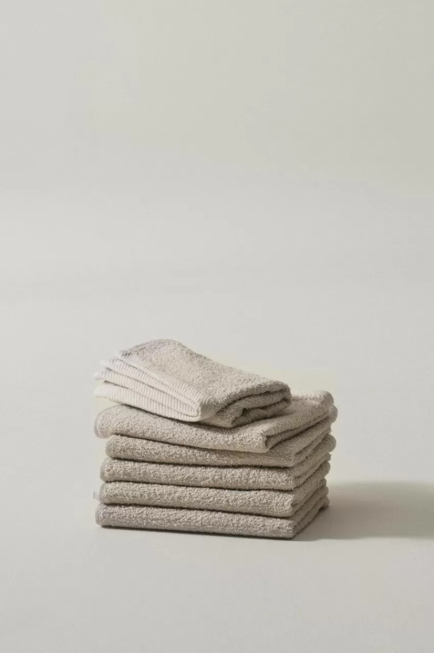 Handduksset | Handdukar*Jotex AMELIE Handduk 6-pack Ljusbeige