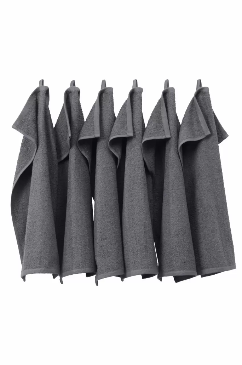 Handduksset | Handdukar*Jotex AMELIE Handduk 6-pack Grå