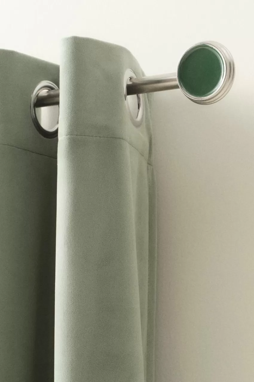 Gardinstänger*Jotex AMI Gardinstång 143-190 Cm Silver/grön