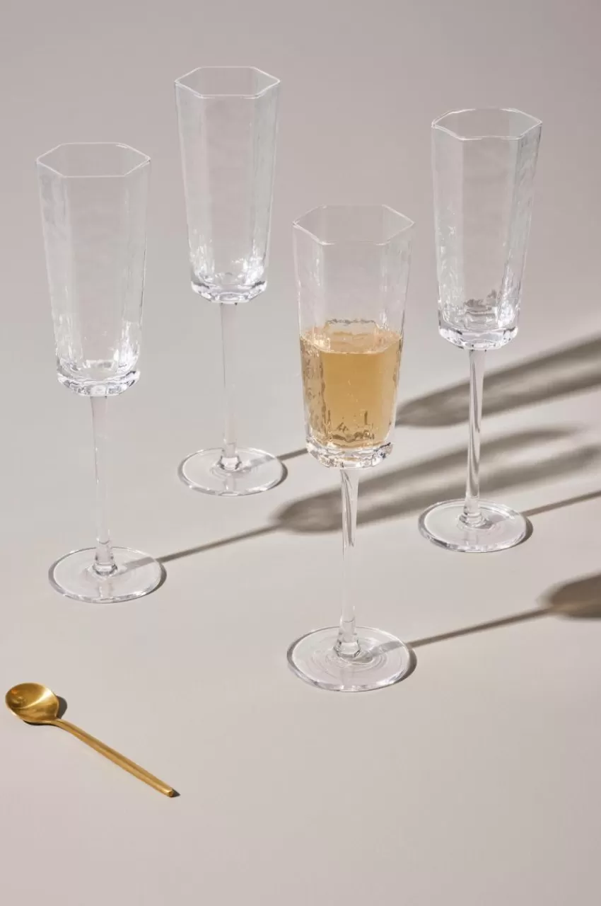 Juldukning | Glas*Jotex AMORY Champagneglas 4-pack Transparent