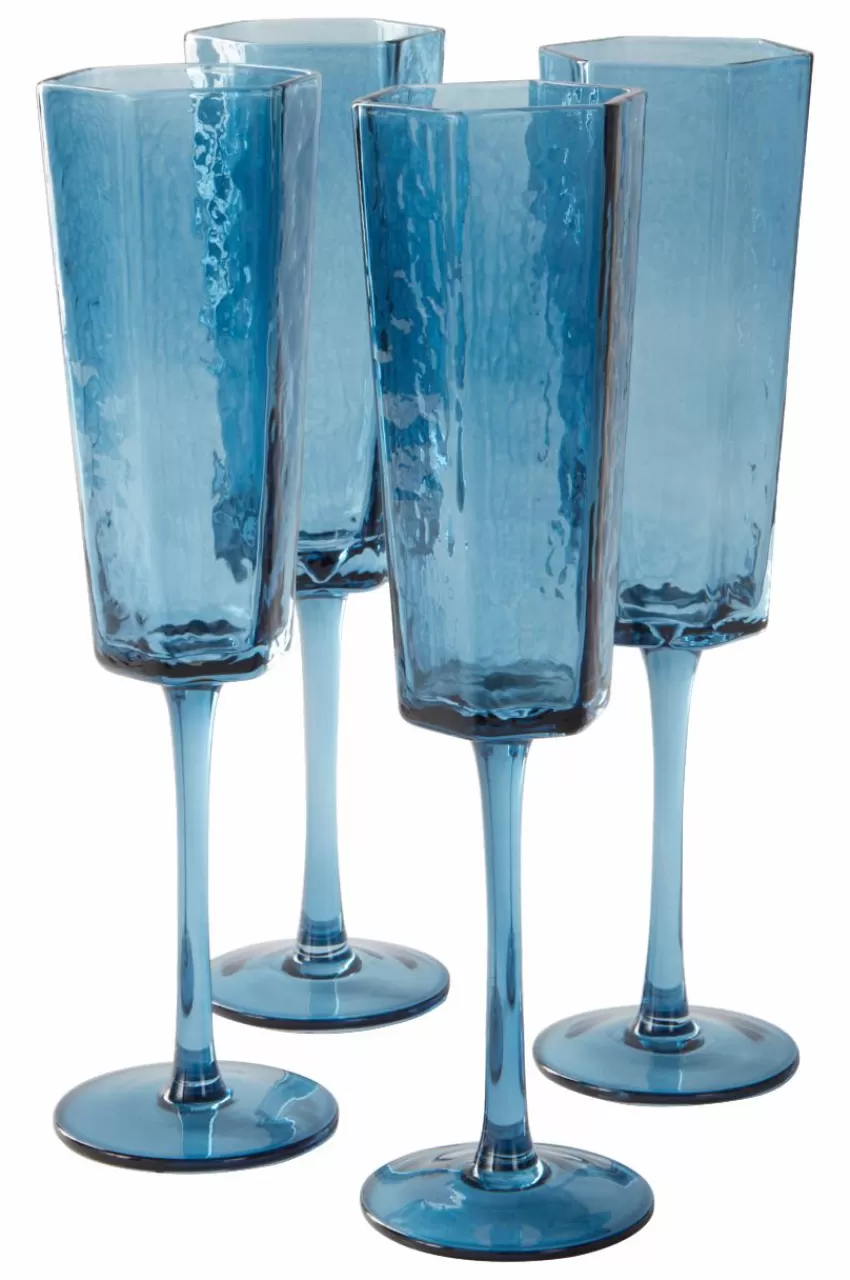Glas*Jotex AMORY Champagneglas 4-pack Blå