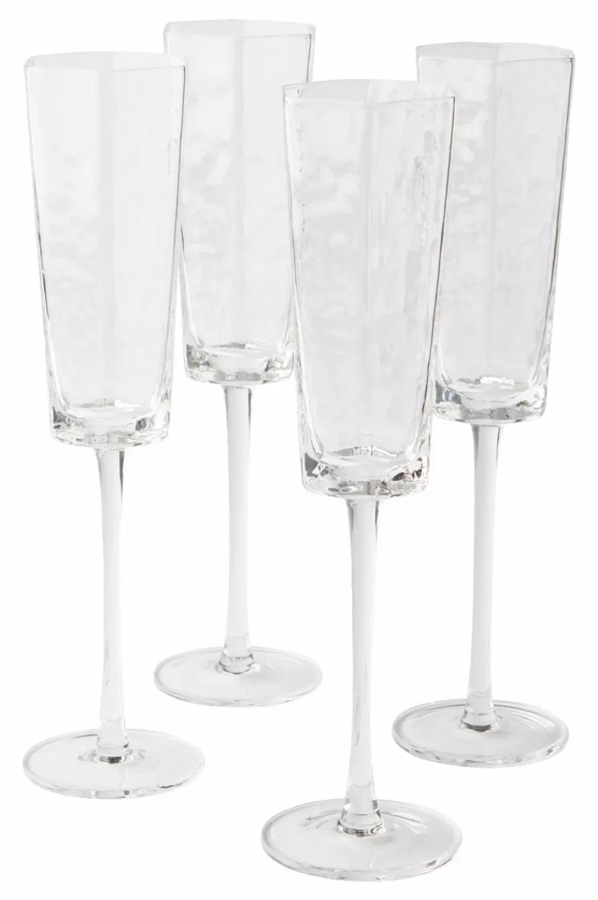 Juldukning | Glas*Jotex AMORY Champagneglas 4-pack Transparent