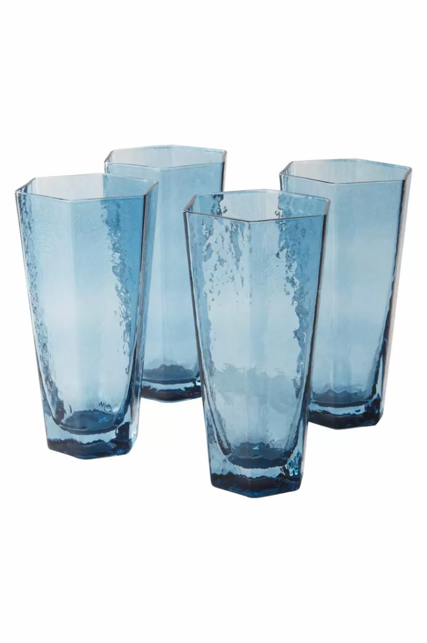 Glas*Jotex AMORY Höga Glas 4-pack Blå