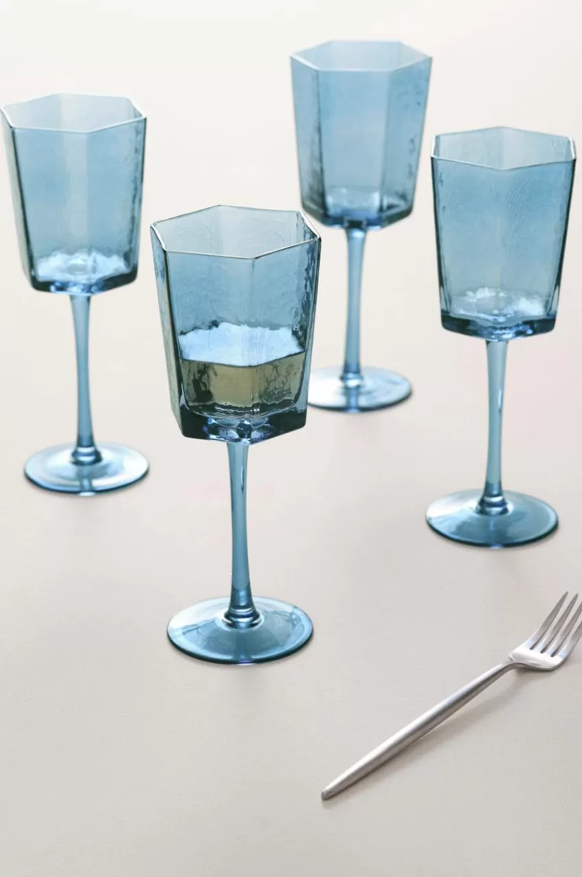 Glas*Jotex AMORY Vinglas 4-pack Blå
