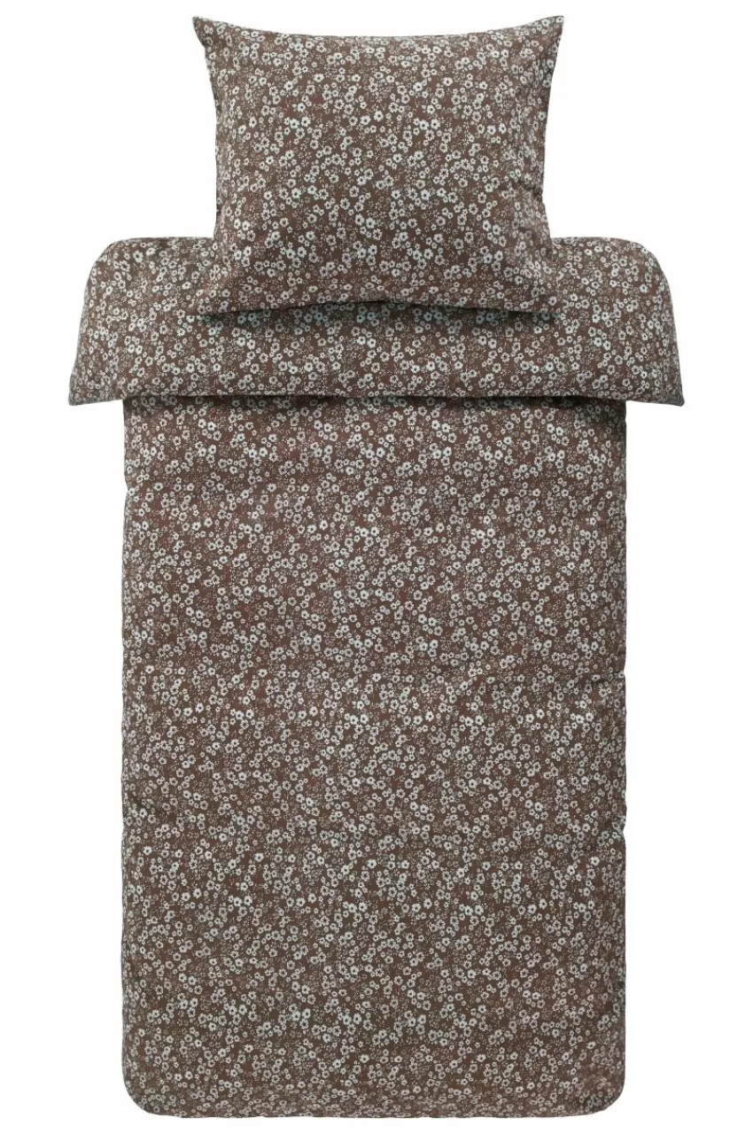 Påslakanset*Jotex ANEMONE Påslakanset Enkelsäng Brun