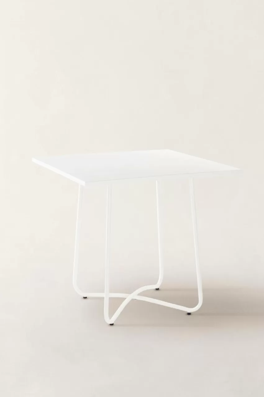 Utebord | Utemöbler*Jotex ANTIBES Bord 74x74 Cm Vit