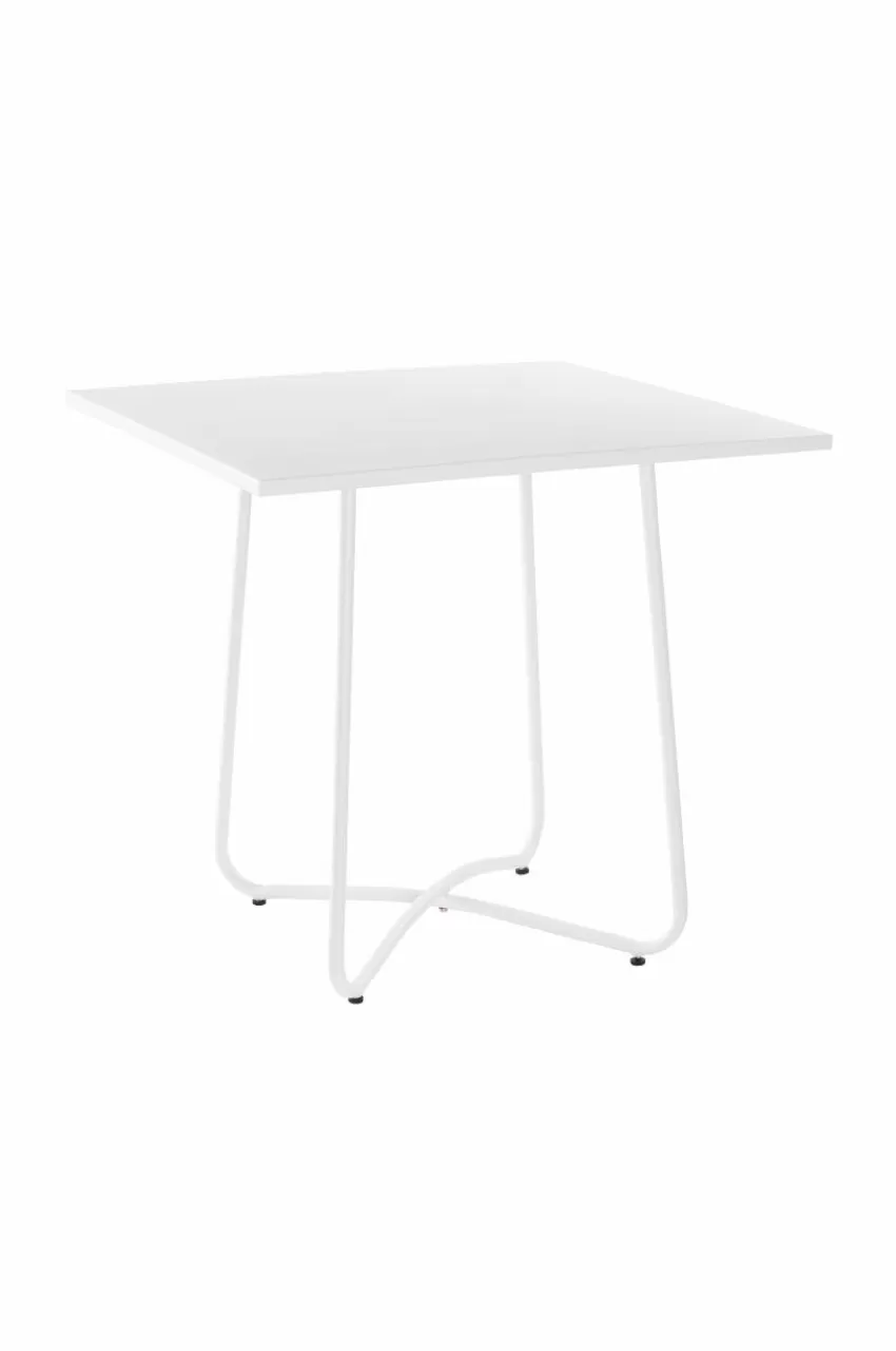 Utebord | Utemöbler*Jotex ANTIBES Bord 74x74 Cm Vit