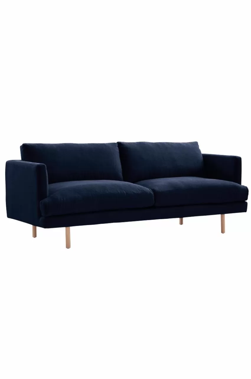 Soffor*Jotex ANTWERPEN Soffa 3-sits Mörkblå