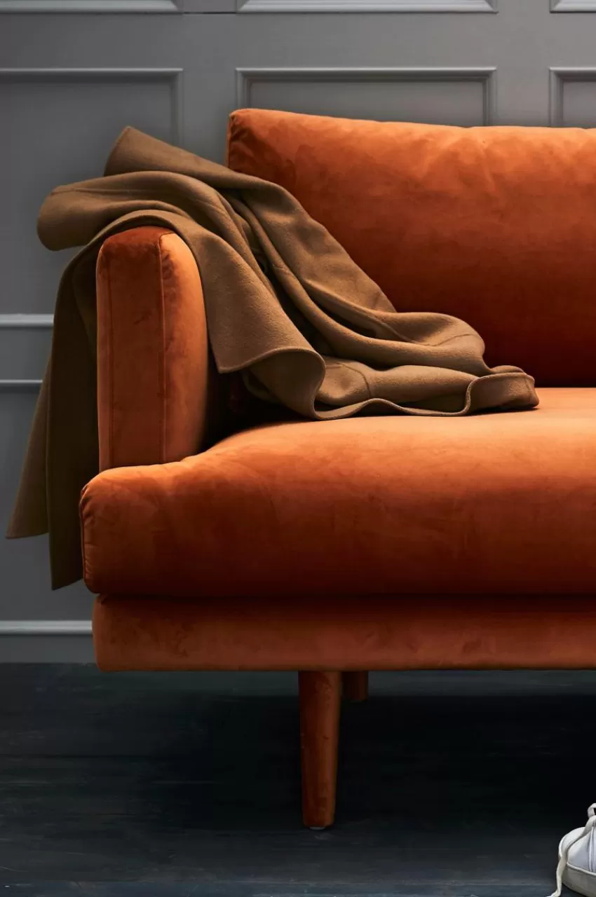 Soffor*Jotex ANTWERPEN Soffa 3-sits Rostorange