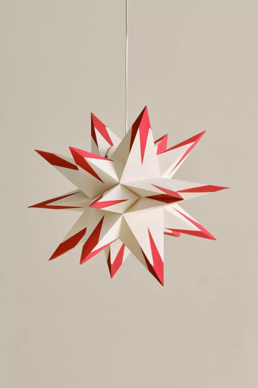 Julbelysning*Jotex APEX Julstjärna ø 60 Cm Vit/röd