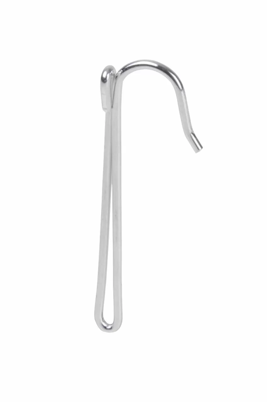 Gardintillbehör*Jotex ARDEN 10-pack 1-fingerkrok - Hög Nickel