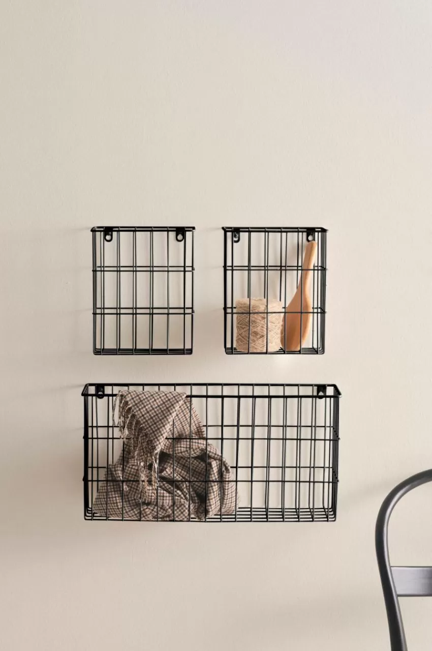 Hallmöbler | Förvaring*Jotex ARLON Trådkorg 3-pack Svart