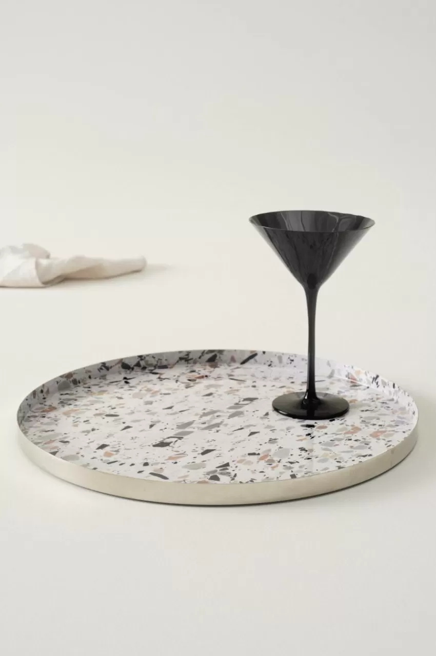 Brickor & Serveringsfat*Jotex ARTI Bricka ø 39,5 Cm Silver