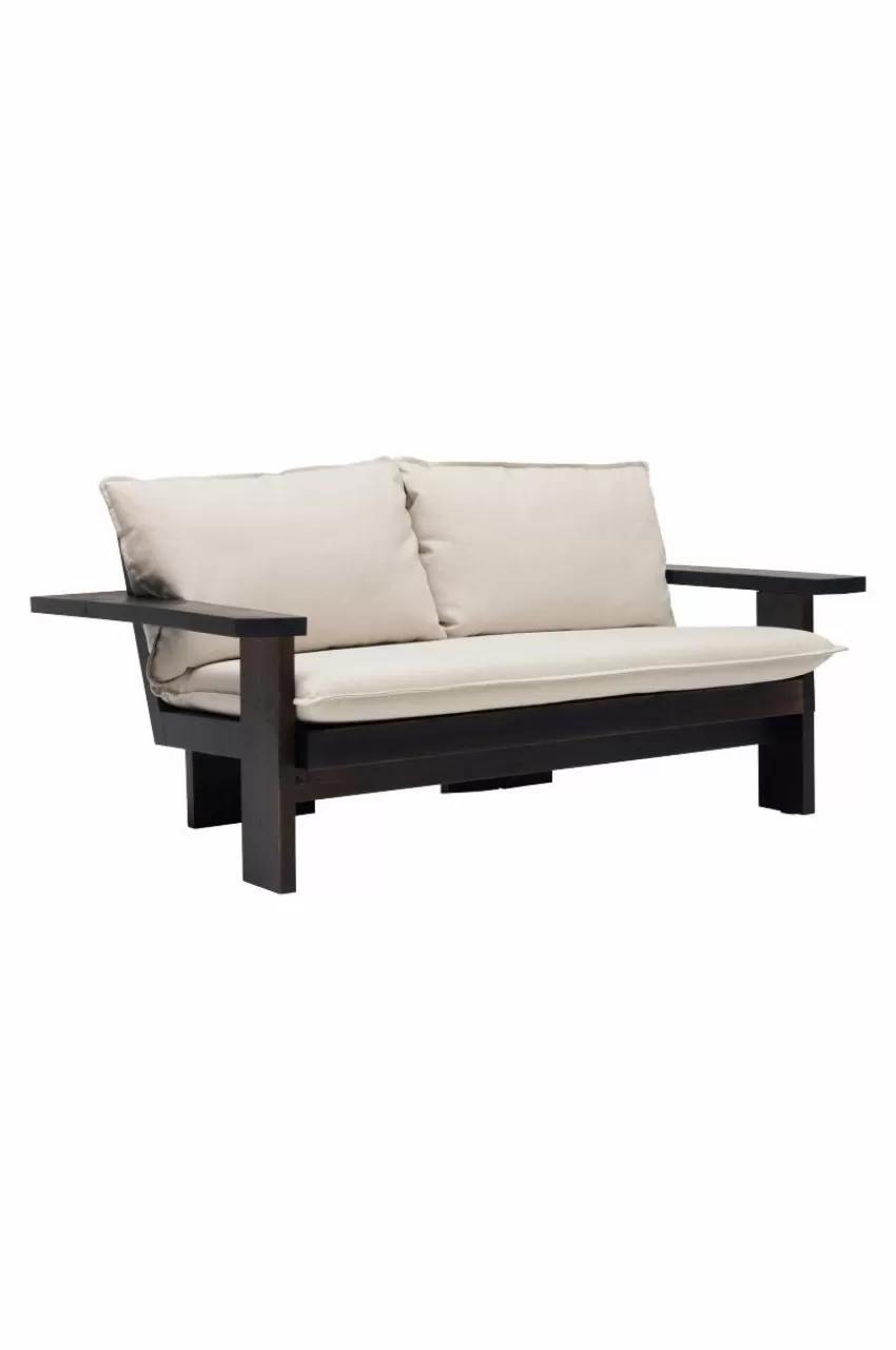 Utesoffor & Utebänkar | Utemöbler*Jotex ASPVIK 03 Utesoffa 2-sits Mörkbrun