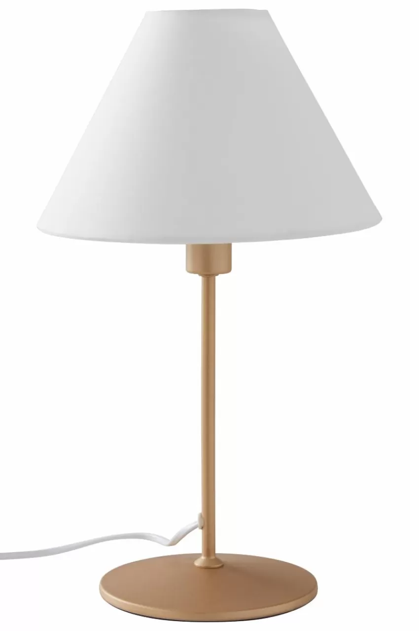Bordslampor*Jotex ASTA Bordslampa Guld/vit