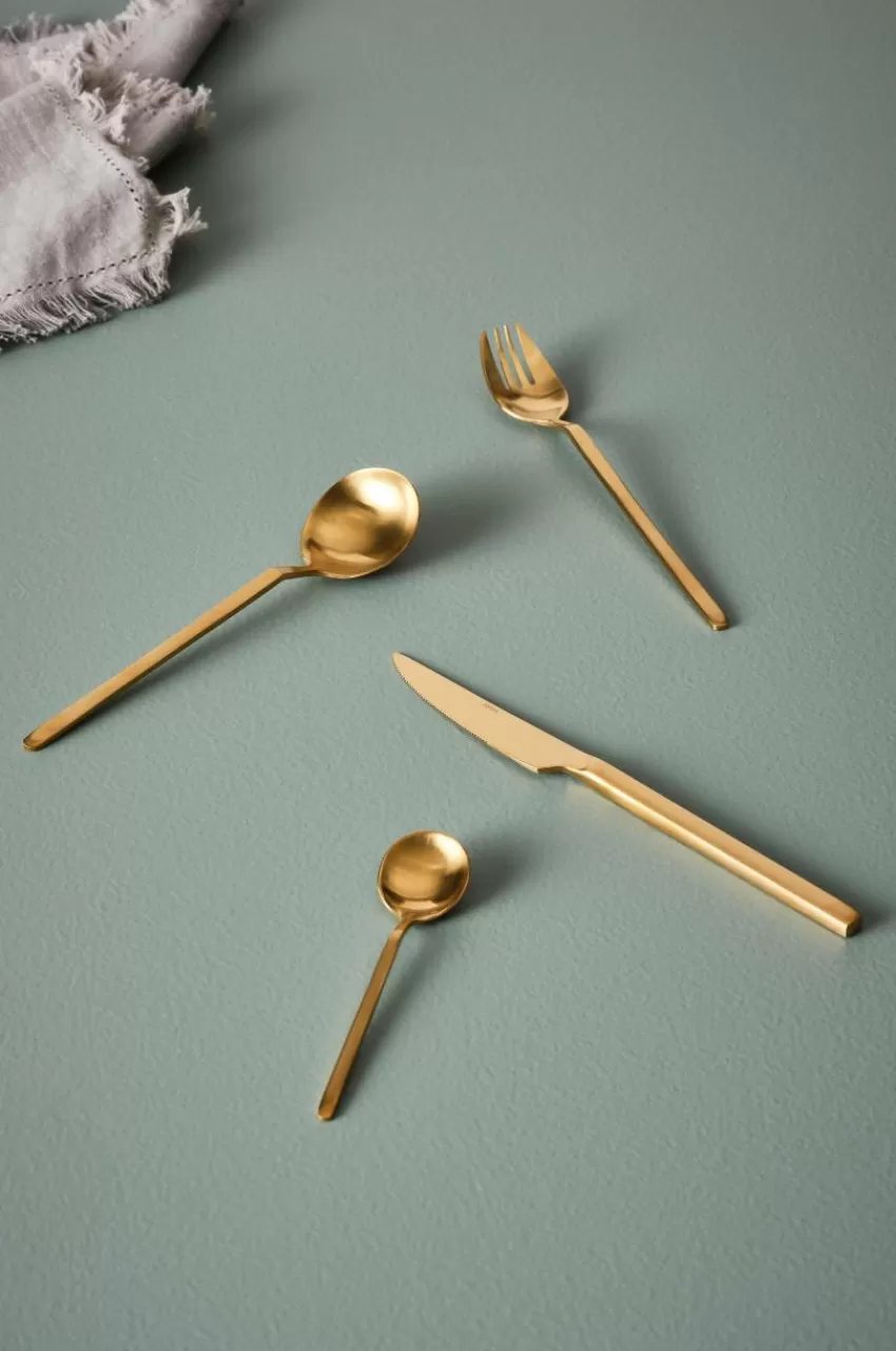 Bestick*Jotex ASTERA Bestickset 16 Delar Matt guld