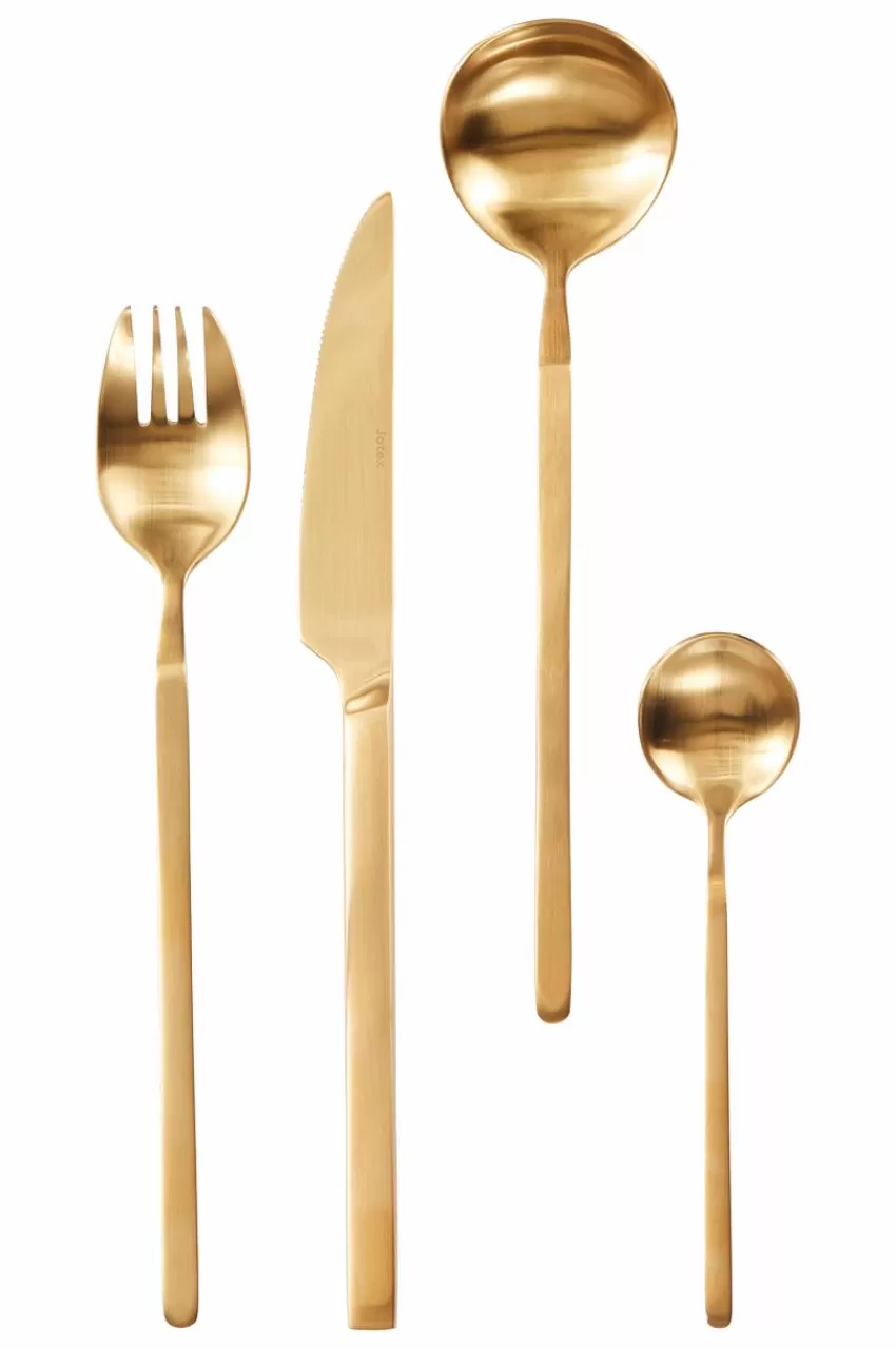 Bestick*Jotex ASTERA Bestickset 16 Delar Matt guld