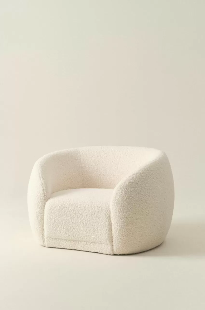 Fåtöljer*Jotex AUSTIN TEDDY Fåtölj Naturvit