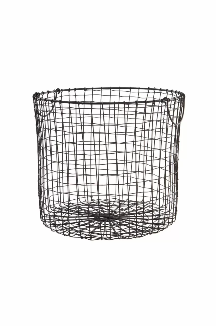 Hallmöbler | Förvaring*Jotex AXÅN Trådkorg - ø 40,5 Cm Mattsvart