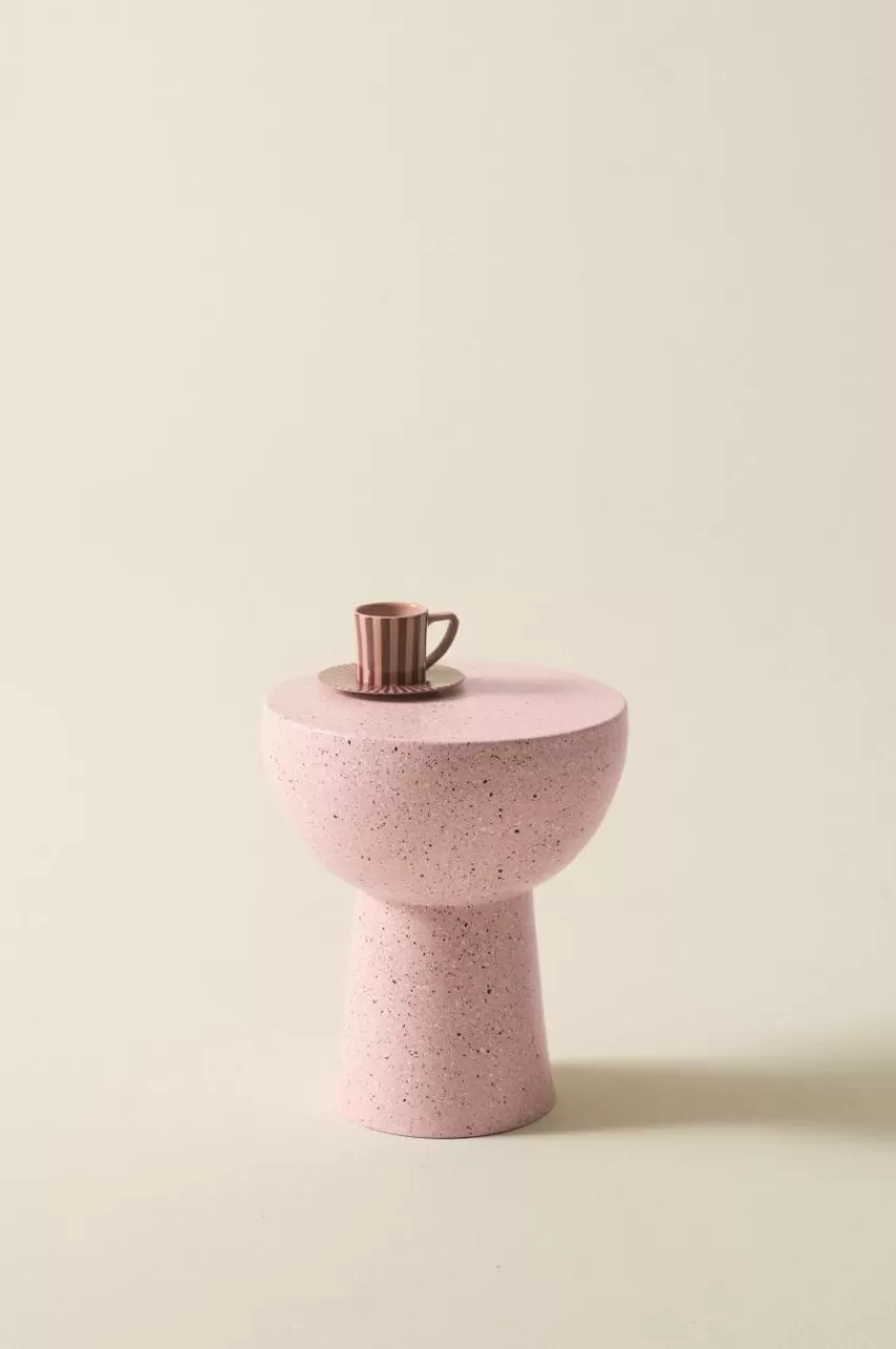 Bord*Jotex BALIS Sidobord ø 35 Cm Rosa terrazzo