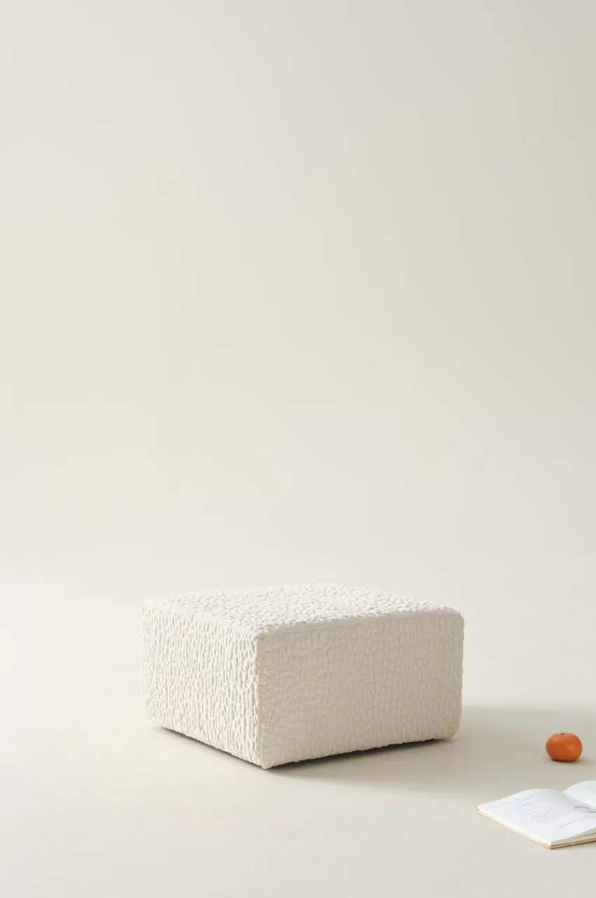 Barnmöbler | Barnmöbler Deal*Jotex BALTIMORE MINI Soffmodul Sittpuff 50x50 Cm Naturvit