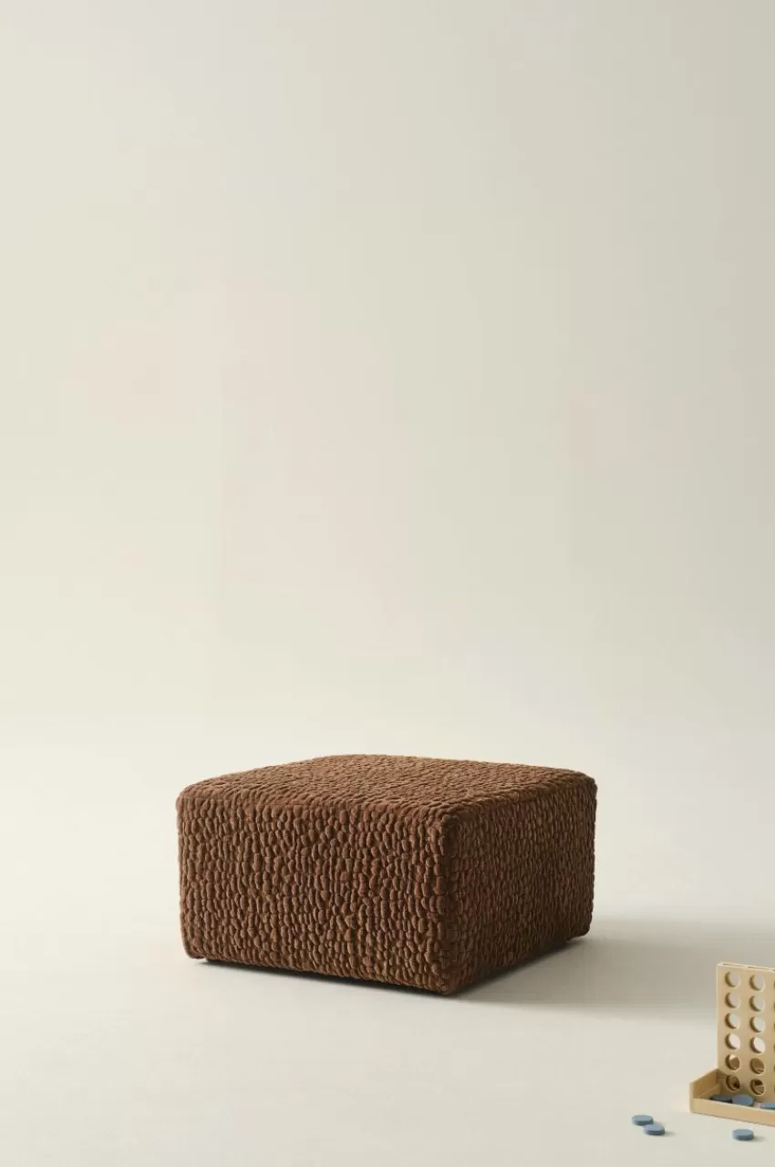 Barnmöbler | Barnmöbler Deal*Jotex BALTIMORE MINI Soffmodul Sittpuff 50x50 Cm Brun