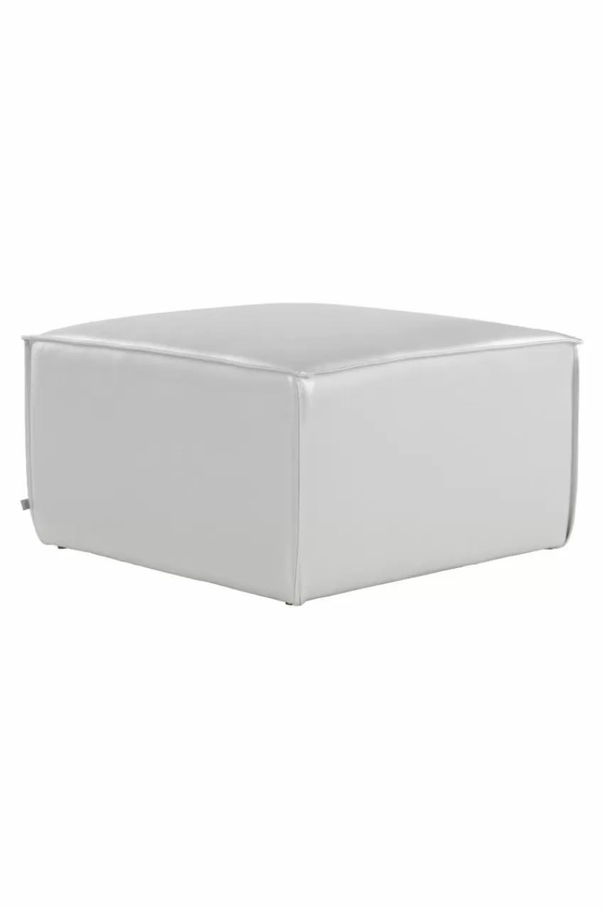 Soffor*Jotex BALTIMORE Soffmodul - Sittpuff 70x70 Cm Silver