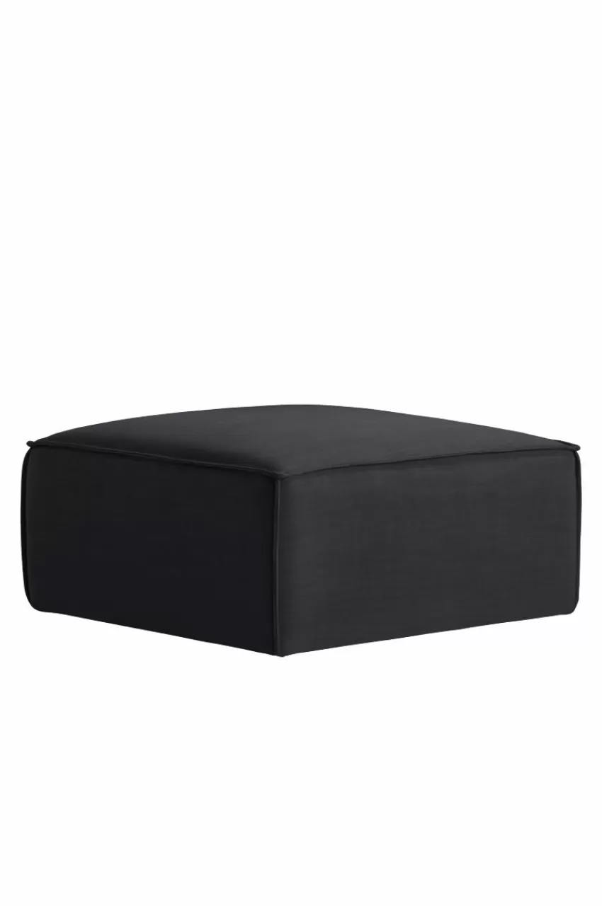 Soffor*Jotex BALTIMORE Soffmodul - Sittpuff 90x90 Cm Kolgrå