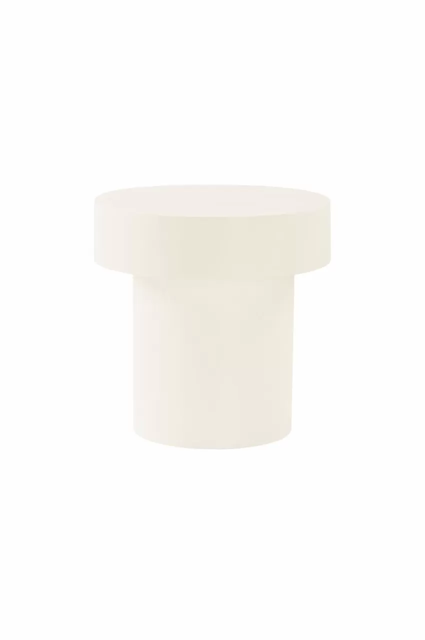 Bord*Jotex BARATTI Sidobord ø 35 Cm - Låg Blank vit
